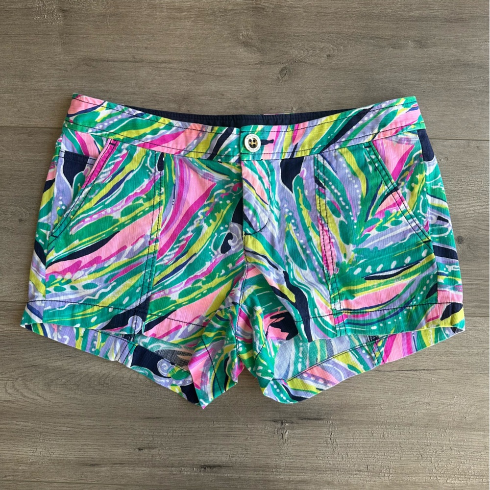 Lilly Pulitzer Multicolor Tropical Print Shorts